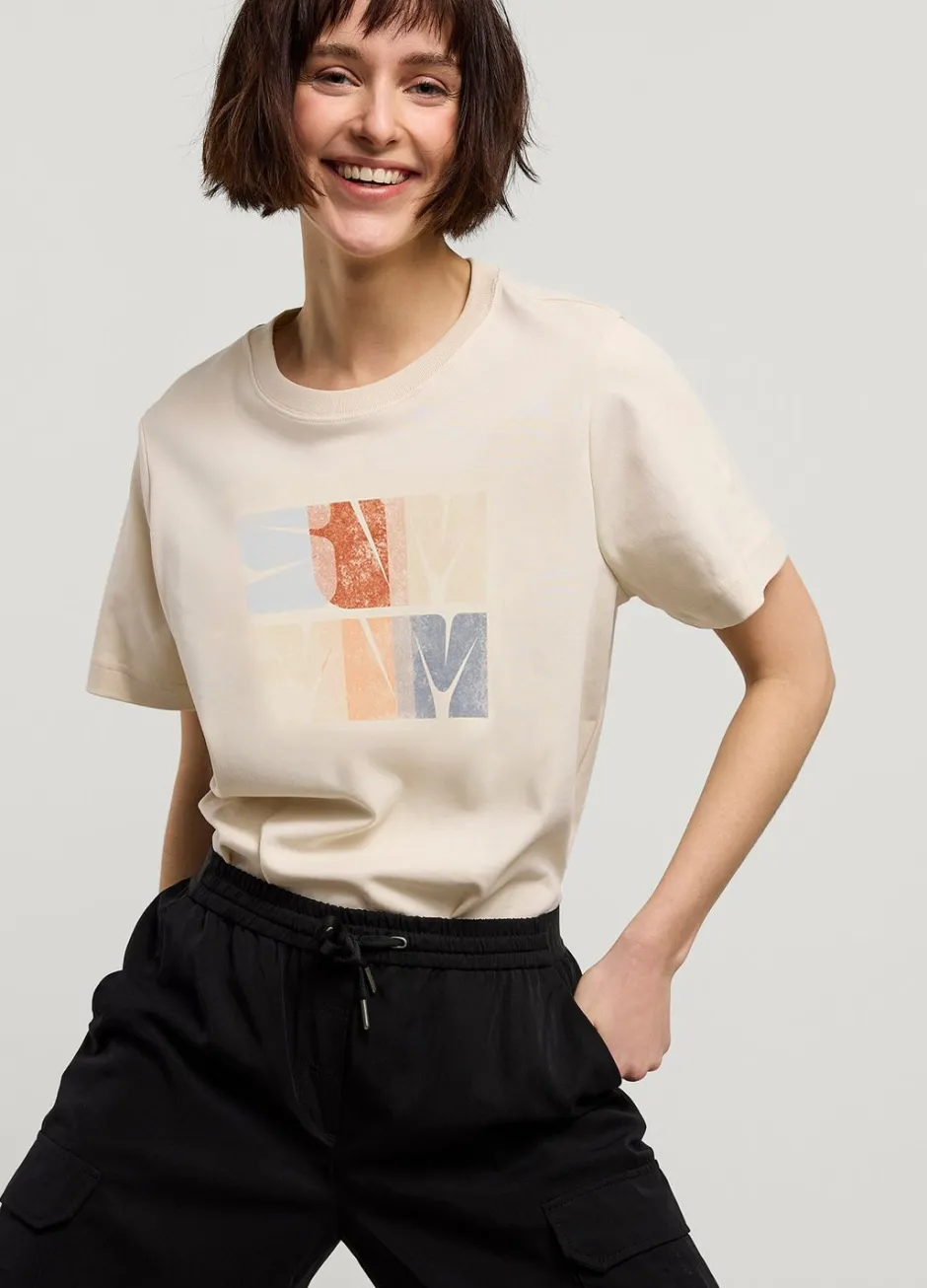 Vrouwen Summum Woman T-Shirt Met Artwork Print