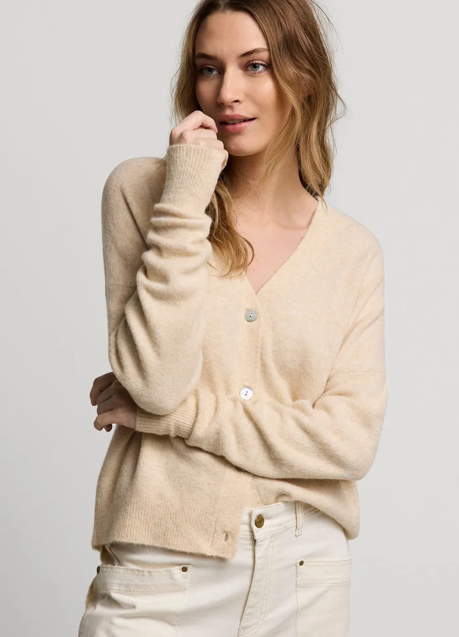 Vrouwen Summum Woman Vestje Met Parelmoer Knoopjes