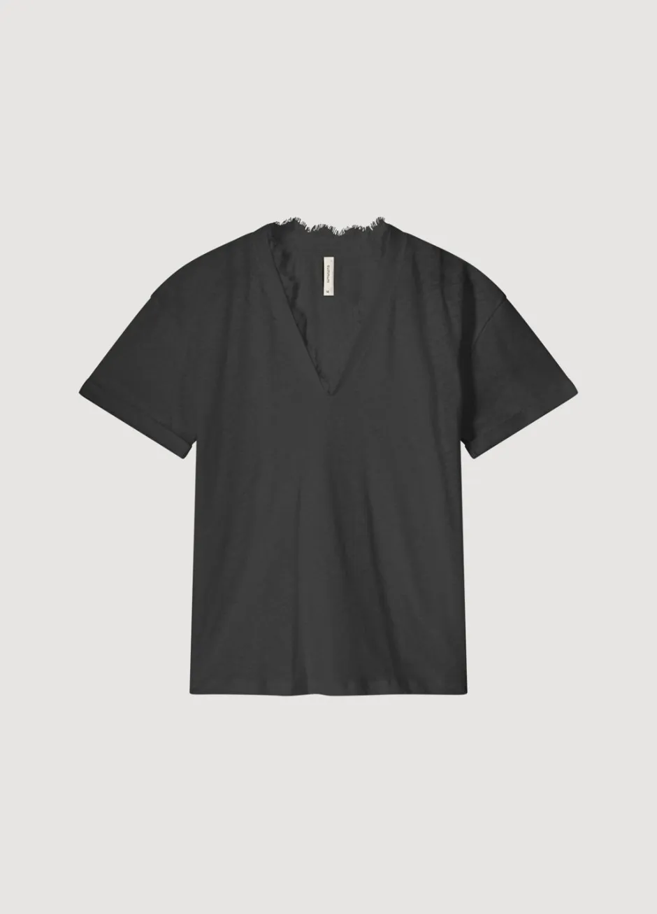 Vrouwen Summum Woman V-Hals Top Met Kant