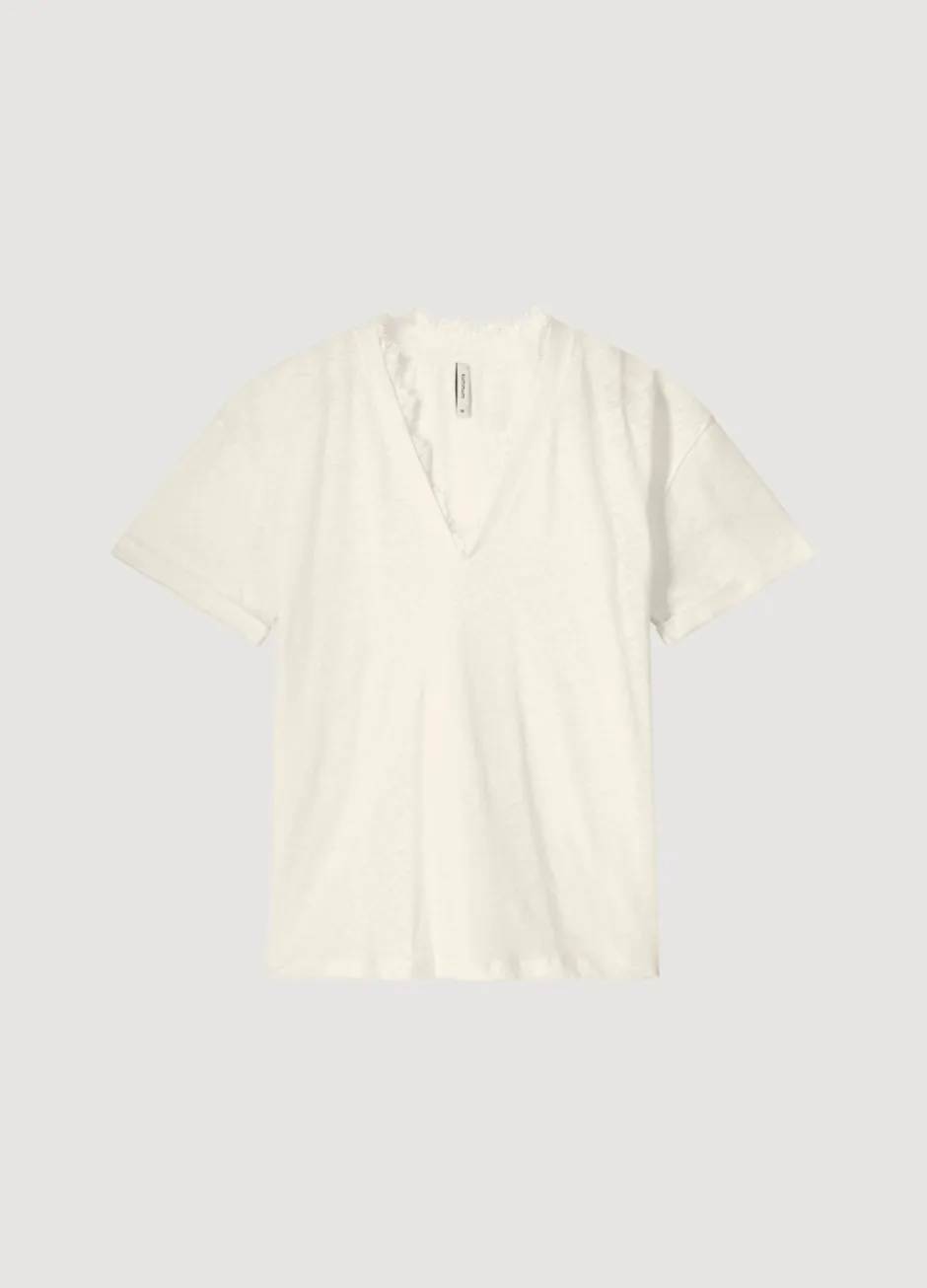 Vrouwen Summum Woman V-Hals Top Met Kant