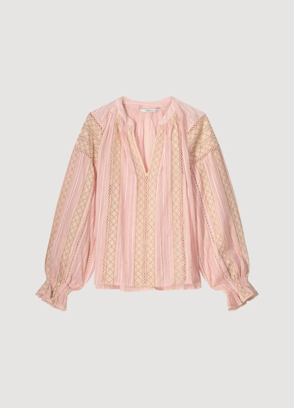 Vrouwen Summum Woman Voile Blouse Met Kant