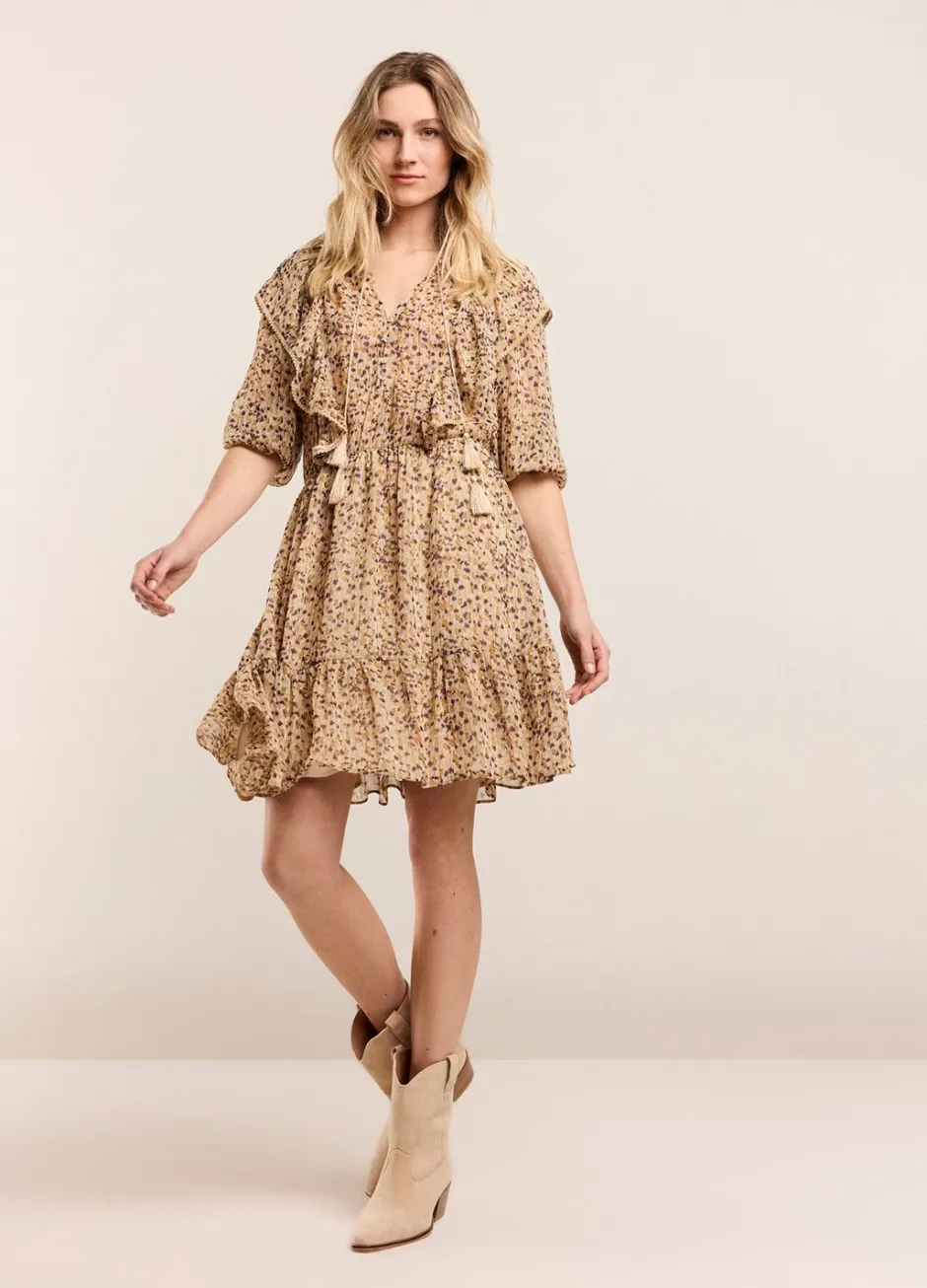 Vrouwen Summum Woman Voile Jurk Met Ruches