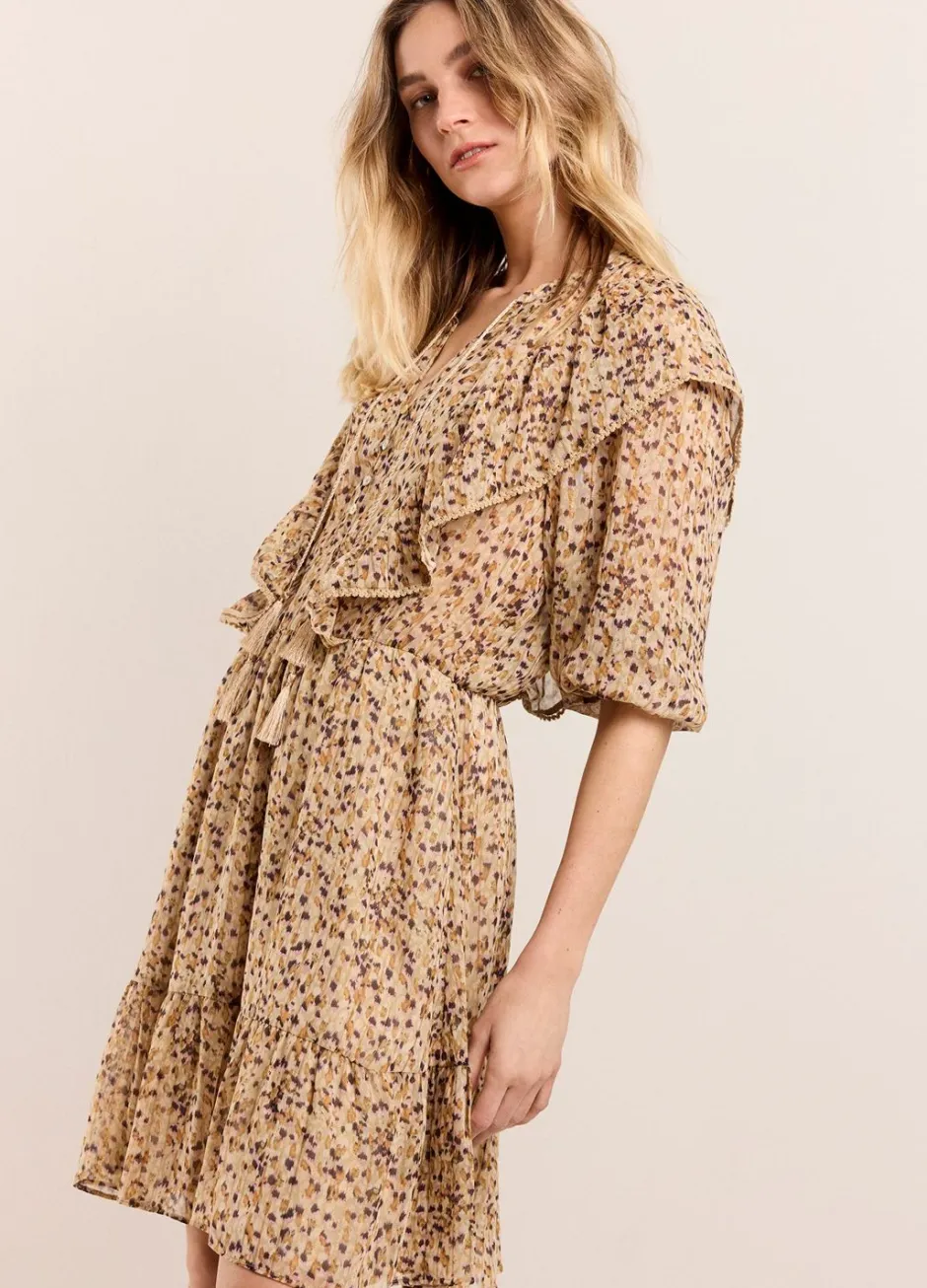 Vrouwen Summum Woman Voile Jurk Met Ruches