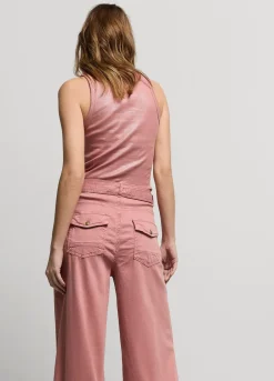 Vrouwen Summum Woman Wijde Broek Met Ceintuur