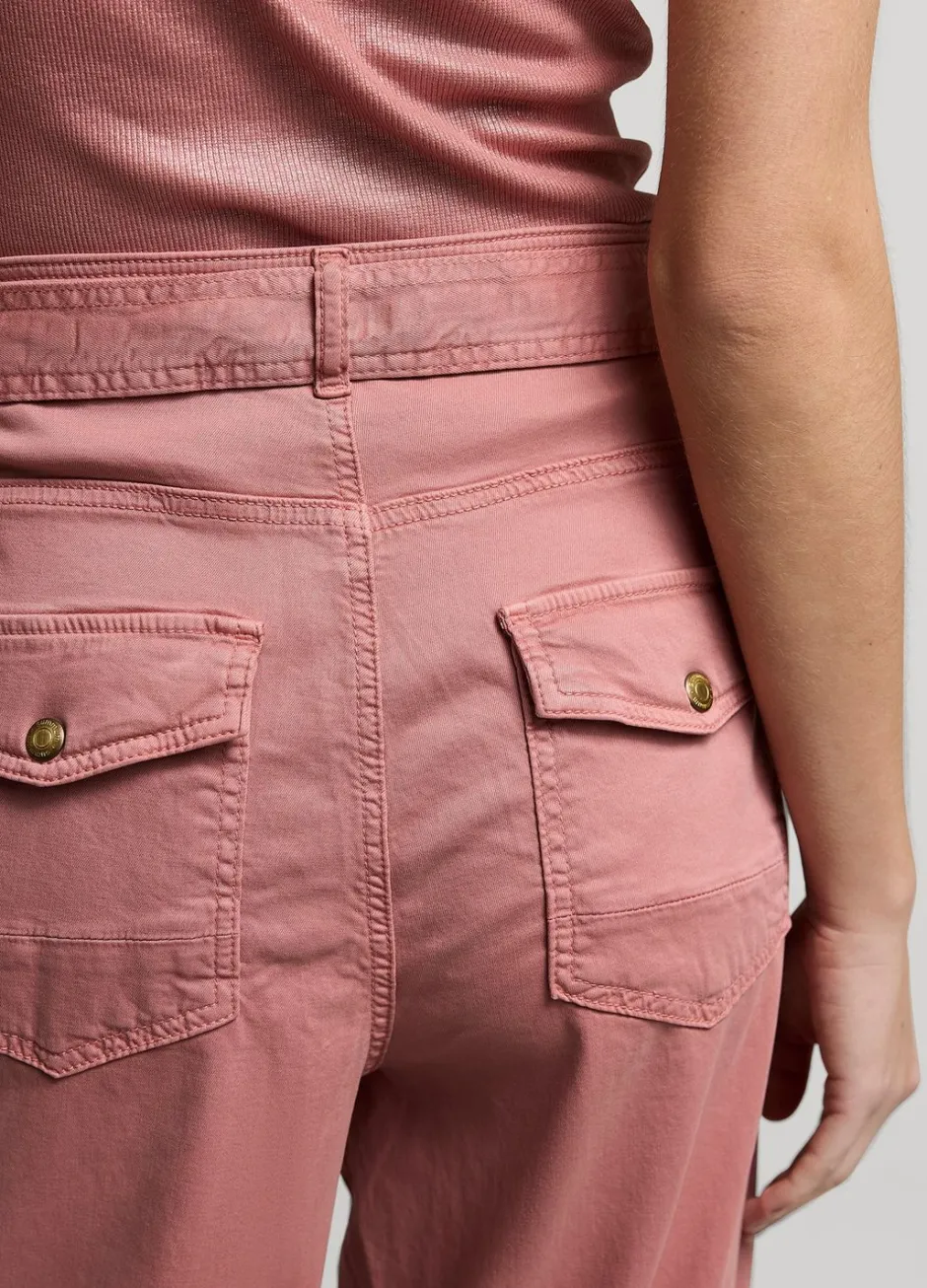 Vrouwen Summum Woman Wijde Broek Met Ceintuur