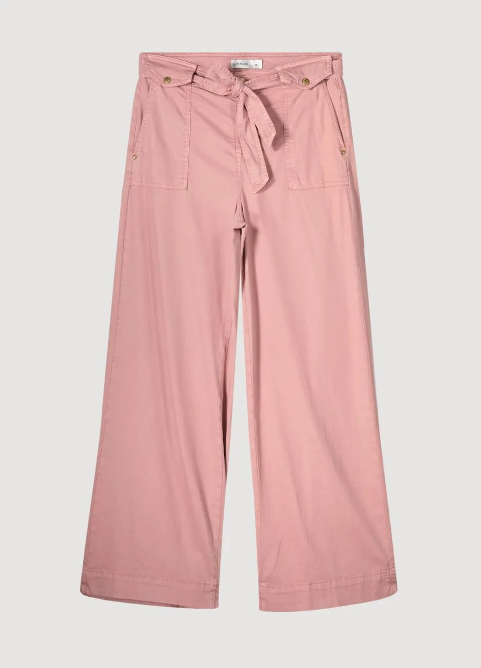 Vrouwen Summum Woman Wijde Broek Met Ceintuur