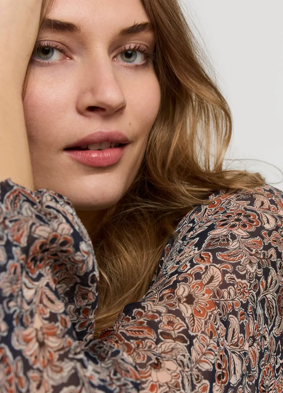 Vrouwen Summum Woman Wijde Jurk Met Bloemenprint