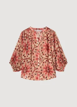 Vrouwen Summum Woman Wijduitlopende Blouse