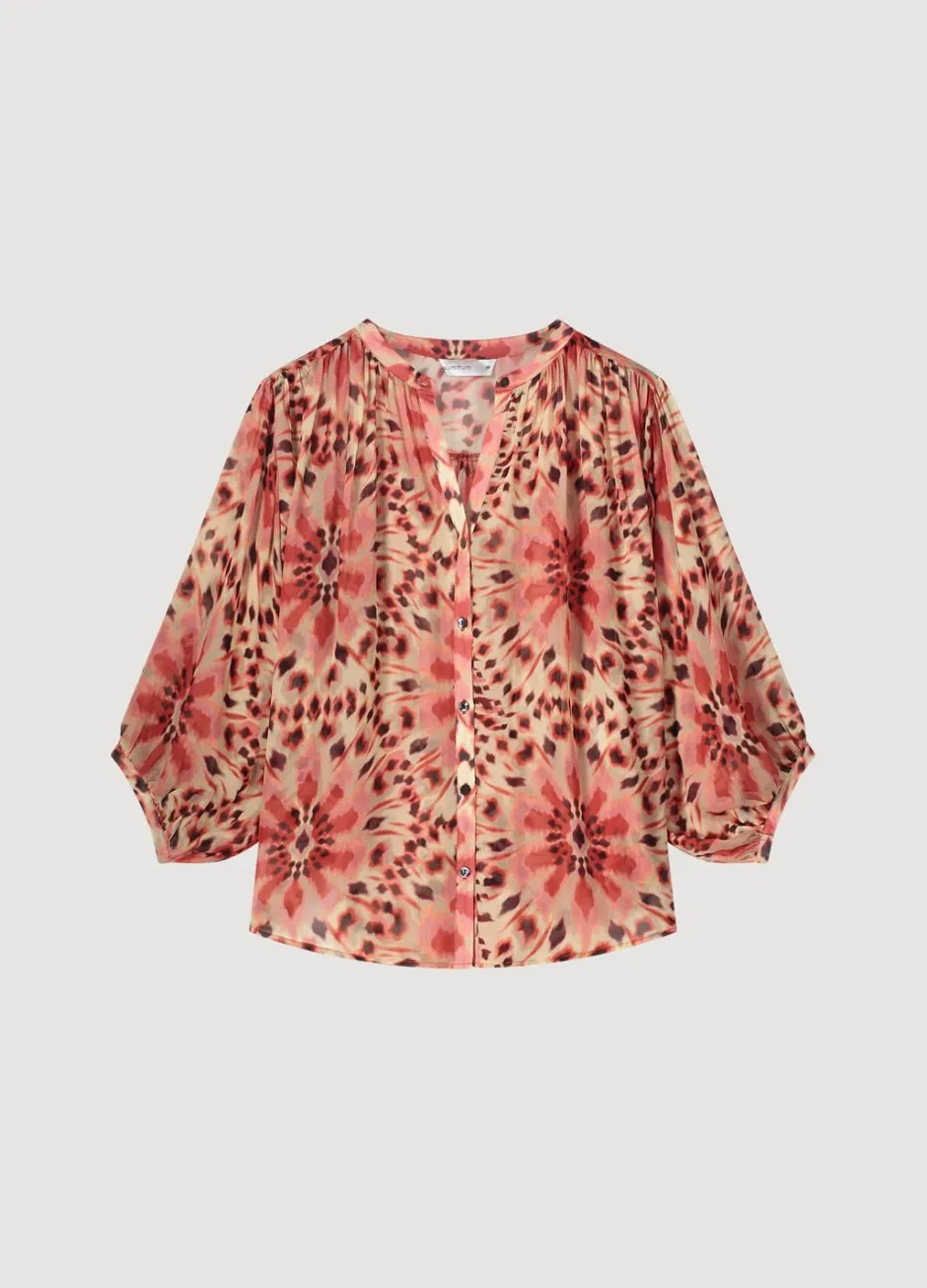 Vrouwen Summum Woman Wijduitlopende Blouse